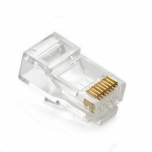 Plug Terminal Conexión RJ45 CAT5 8 Pines Cable Ethernet