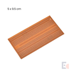 Baquelita Perforada 5 x 9.5 cm con Pistas PCB Circuitos