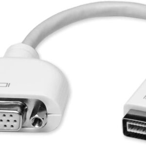 Adaptador Mini DVI a VGA Video para MacBook y Proyectores