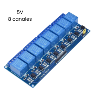 Módulo Relé 8 Canales 5V 10A SRD-05VDC-SL-C Optoacoplado