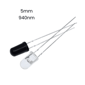 LED Infrarrojo Emisor + Receptor 5mm 940nm