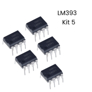 LM393 Comparador de Voltaje Dual de Precisión Dip8 Kit 5