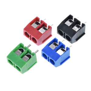 Borneras 2 pines KF301 5.0mm Terminal PCB Conector
