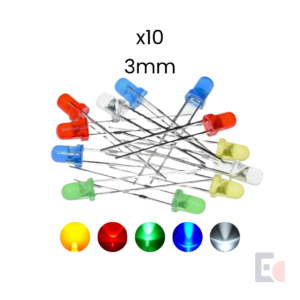 Diodos LED 3mm Colores Alta Calidad