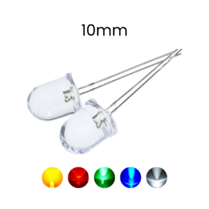 Diodos LEDS Alto Brillo 10mm 0.75 W Redondo