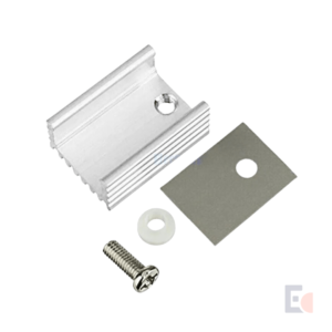 Disipador de Calor TO-220 Aluminio Radiador con Tornillo