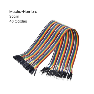 Cable Dupont Macho-hembra 40 Cables 30 Cm Protoboard Arduino - Hidden