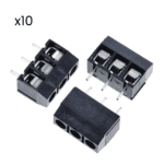 Kit 10 Borneras KF301 3 Pines
