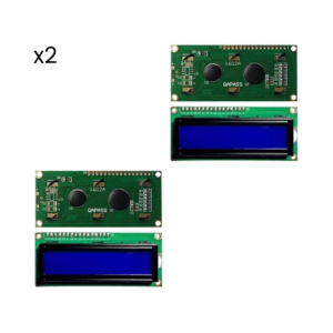 Pantalla LCD 2X16 Display Color Azul Kit-2 - Hidden