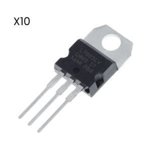 Regulador De Voltaje 7805 5v Positivo To-220 Kit-10 - Hidden