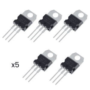 Regulador De Voltaje 7805 5v Positivo To-220 Kit-5 - Hidden