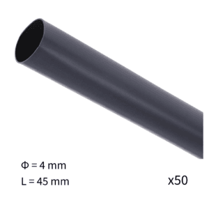 Termoencogible 4mm 50 piezas negro - Hidden