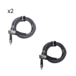 Kit 2 Cable USB tipo C 1 metro 4A