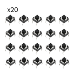 Pulsador Switch 6x6x6mm Kit 20