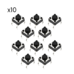 Pulsador Switch 6x6x6mm Kit 10