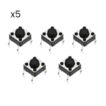 Pulsador Switch 6x6x6mm Kit 5