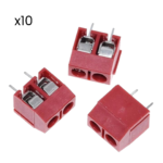 Kit 10 Borneras 2 Pines KF301