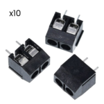 Kit 10 Borneras 2 Pines KF301