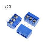 Kit 20 Borneras KF301 3 Pines