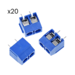 Kit 20 Borneras 2 Pines KF301