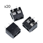Kit 20 Borneras 2 Pines KF301