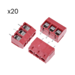 Kit 20 Borneras KF301 3 Pines