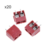Kit 20 Borneras 2 Pines KF301