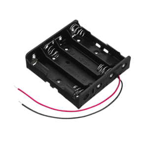 Base Porta Batería 18650 de 4 Slots