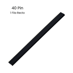 Socket Header 40 Pines Hembra 1 Fila Recto 2.54mm