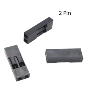 Conector Dupont 2 Pin Housing Plástico 1 Fila 2.54mm