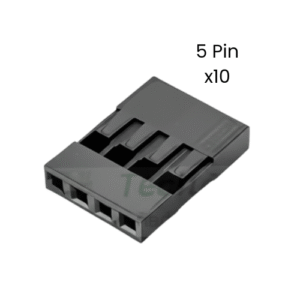 Conector Dupont 5 Pin Housing Plástico 1 Fila 2.54mm Kit 10