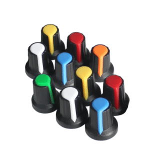 Perillas Potenciómetro WH148 Encoder Rotativo Tapa Colores