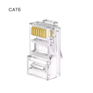 Conector Rj45 CAT6 Plug Ethernet 1000 Mbps Cable de Red UTP