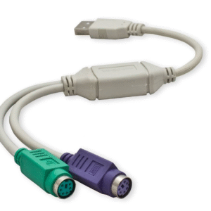 Adaptador PS/2 a USB A Teclado Mouse Plug & Play