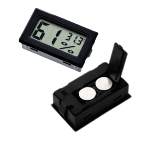 Mini Termómetro + Higrómetro Temperatura Humedad LCD Negro