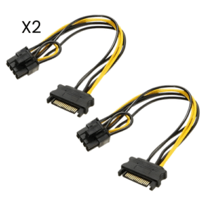 Adaptador SATA  8 Pin Para Tarjeta de Video KIT-2