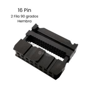 Conector IDC DC3 16 Pines Hembra 2.54mm Socket Cable Plano