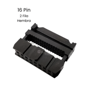 Conector IDC DC3 16 Pines Hembra 2.54mm Socket Cable Plano