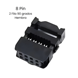 Conector IDC DC3 8 Pines Hembra 2.54mm Socket Cable Plano